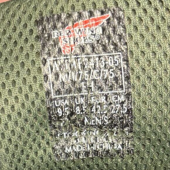 Red Wing Brown Leather Steel King Toe Work Boots Men’s 9.5 - Picture 5 of 8